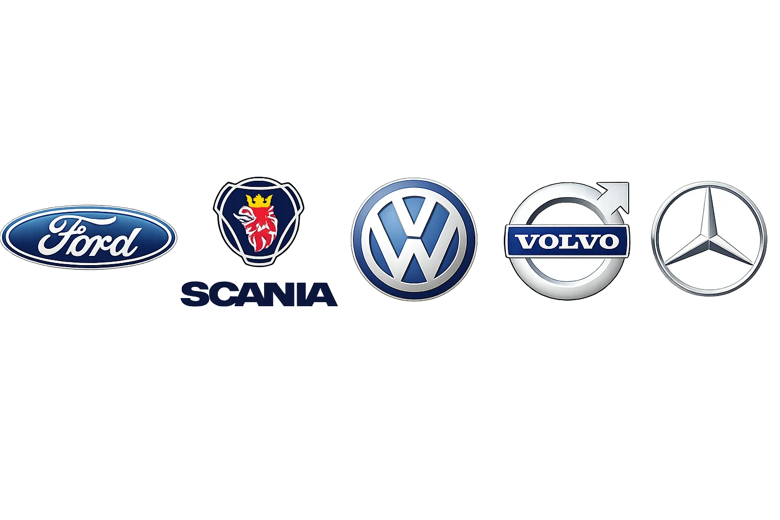 Marcas de caminhões atendidas pela Rodo Eixos